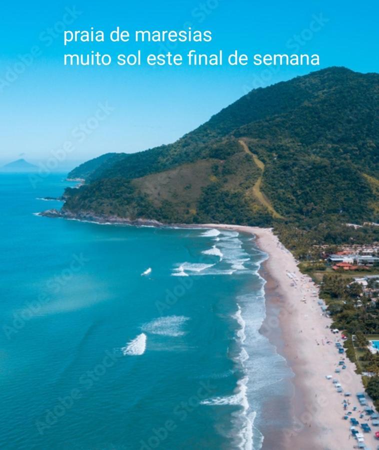 Casa Na Praia De Maresias Em Condominio Com Piscina Aquecida Na Av Principal De Maresias Extérieur photo